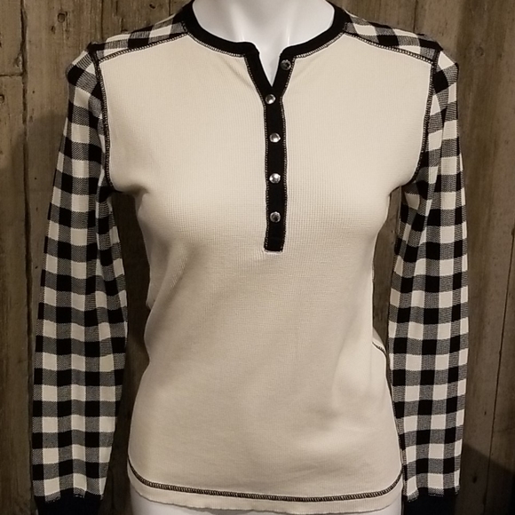 Chaps long sleeved Henley top - Picture 2 of 6